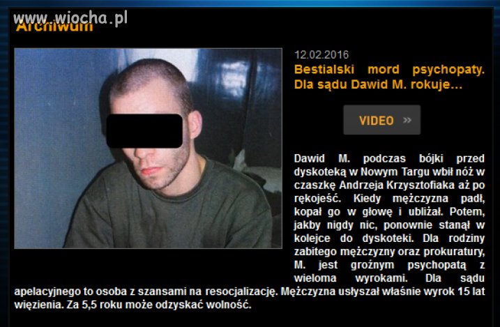Dawid rokuje...