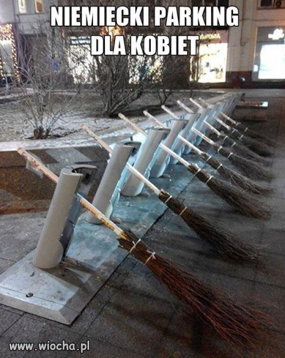 Niemiecki parking dla kobiet