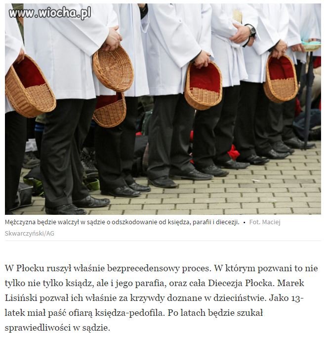 Zachowanie księży to tylko efekt problemu