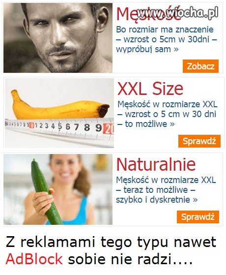 Nawet AdBlock...