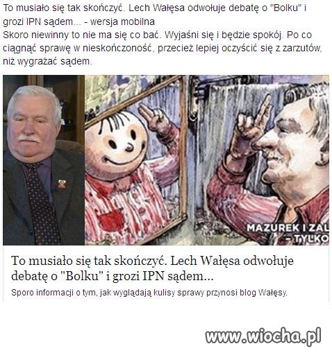 Debata o BOLKU odwołana.