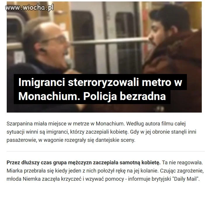 Terror w metrze w Monachium