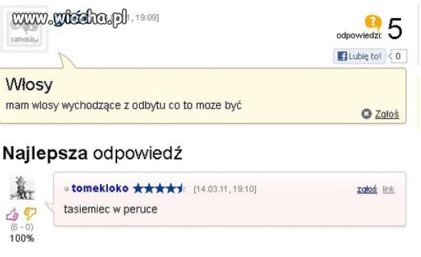 Włosy z odbytu