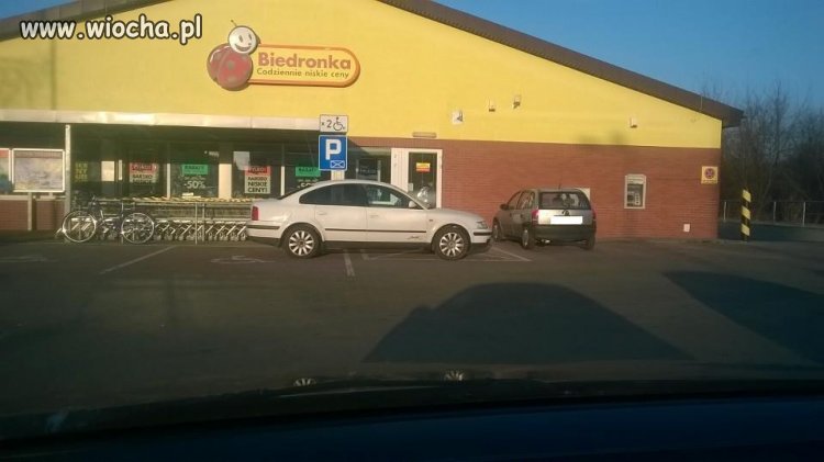 Niepełnosprawna umysłowo Biedronka Gostynin 