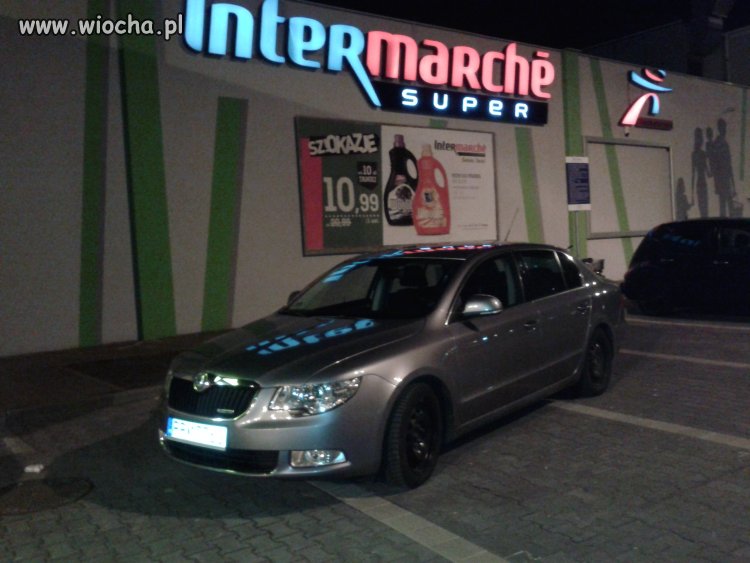 Tak się parkuje w Pile ! 3 Miejsca Parkingowe !