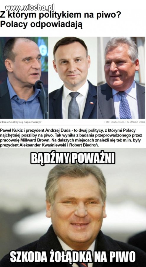 Z politykiem na piwo