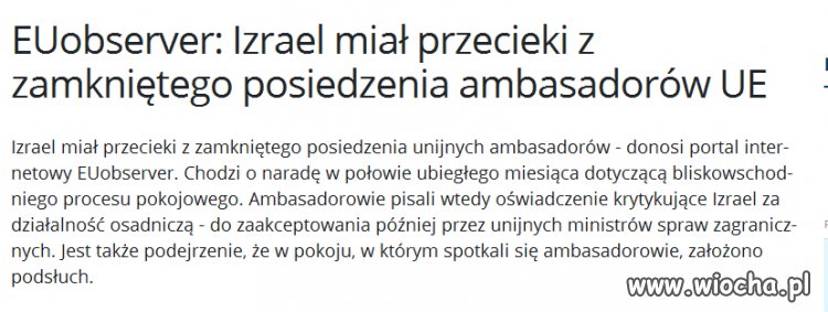 Co za oszczerstwa