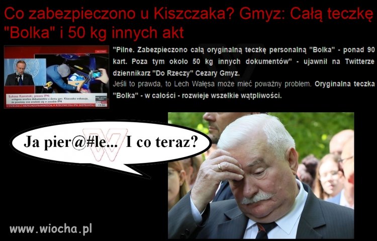 No to Wałęsa może się zacząć martwić 