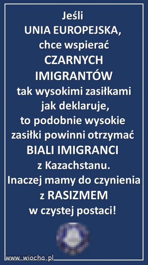 Rasizm działa tylko względem czarnych?