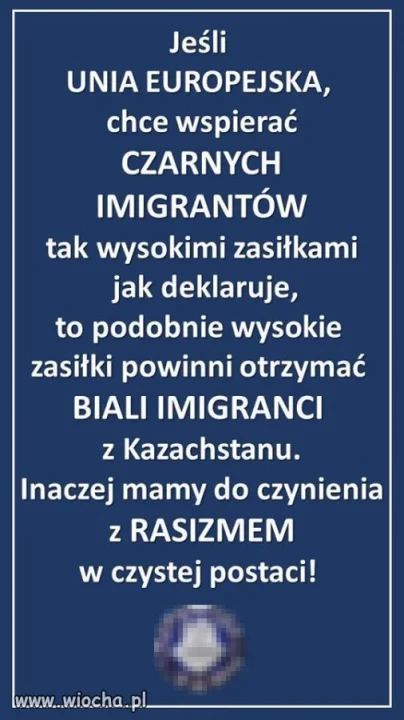 Rasizm działa tylko względem czarnych?