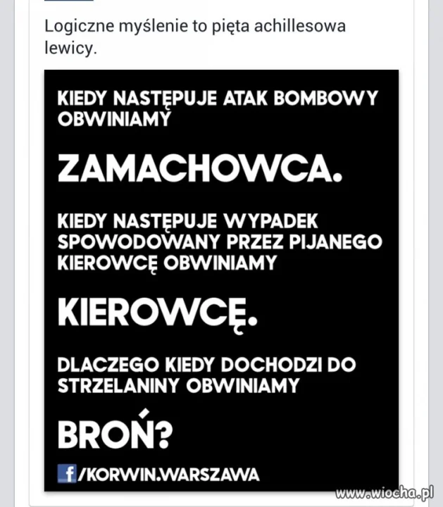 Korwin o myśleniu lewaków.