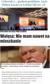 Kłamstwo ma krótkie nogi panie Wałęsa.