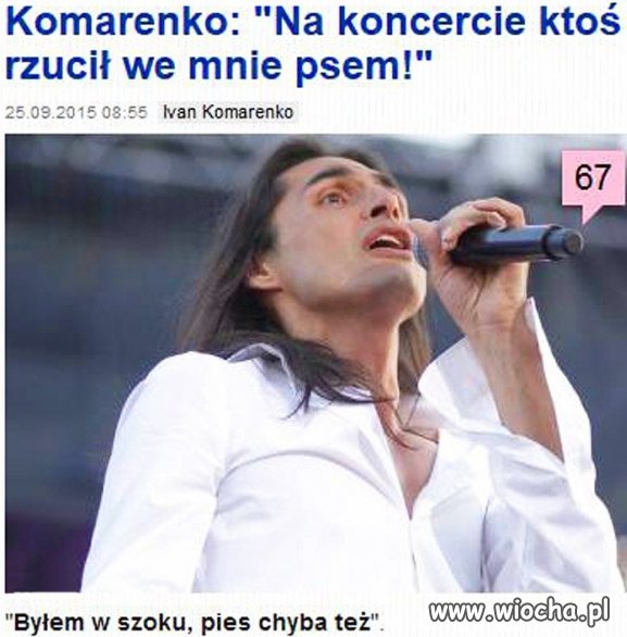 Rzut na koncercie.
