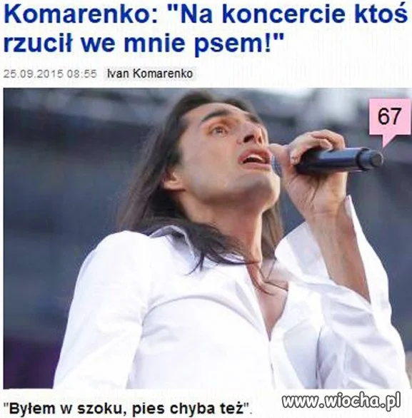 Rzut na koncercie.