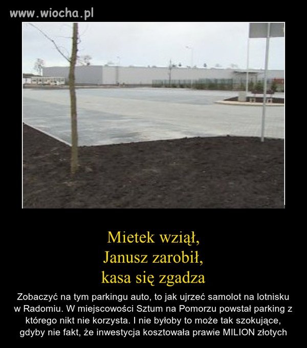 Ważne żeby kasa się zgadzała 