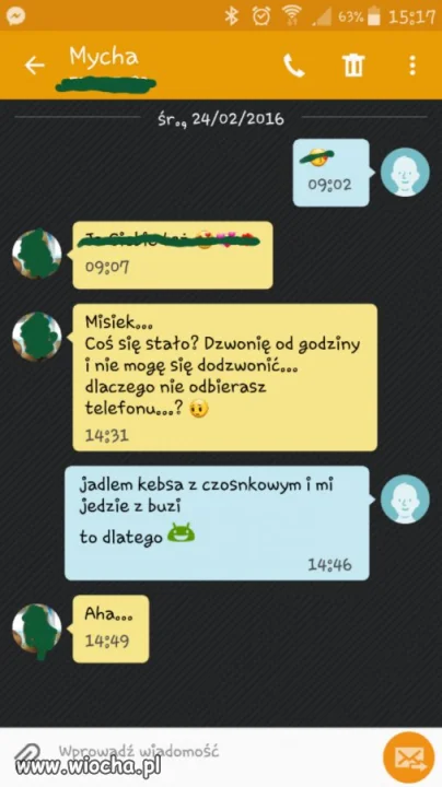 Czemu nie odbierasz telefonu?