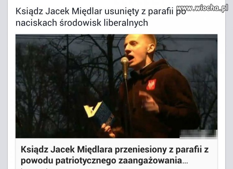Ksiądz usunięty z  parafii 
