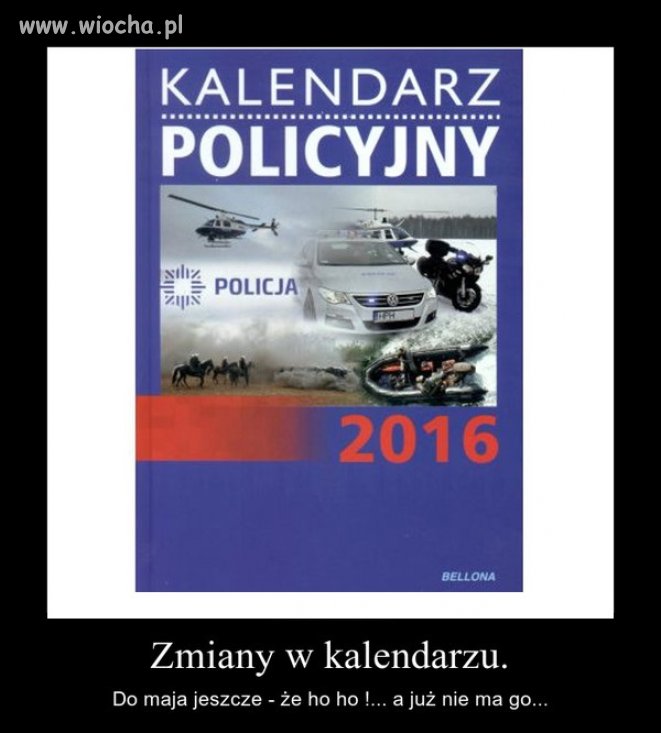 Policyjny kalendarz .