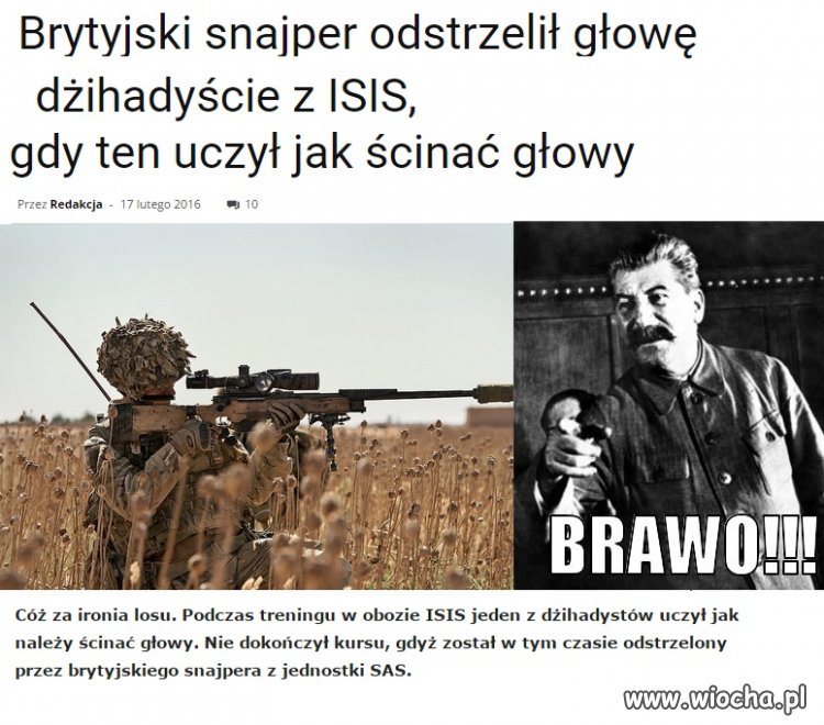 A tak się powinno kończyć dla nich każde