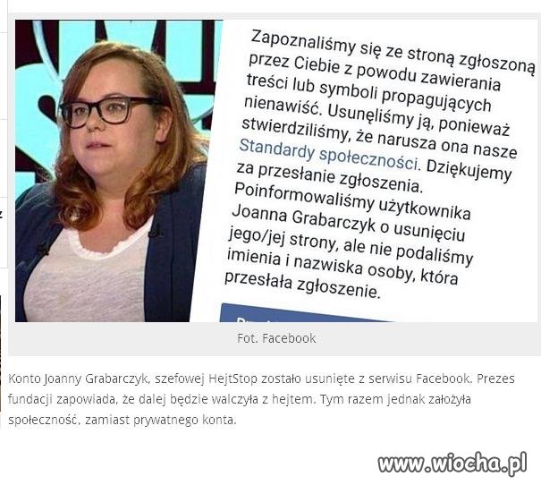 Konto HejtStop usunięte.