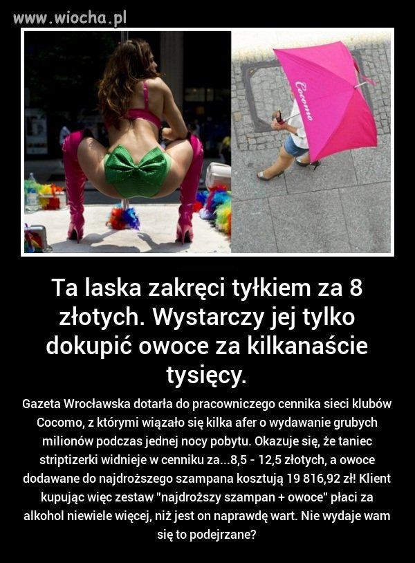 Rachunek za owoce