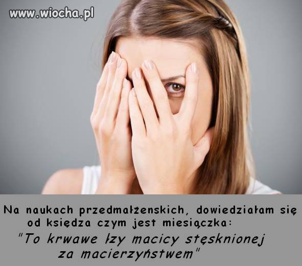 Krwawe łzy macicy