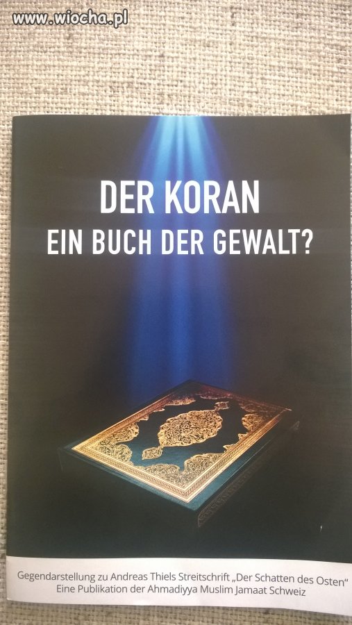 W szwajcarii muslimy roznoszą po domach