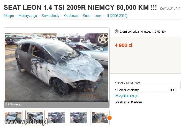 SEAT LEON 1.4 TSI 2009 z NIEMIEC PRZEBIEG 80,000KM