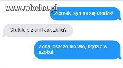 Żona jeszcze nie wie