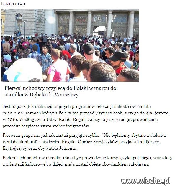 Polacy wiecie gdzie oni przyjadą.