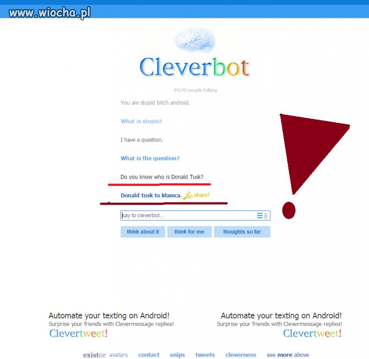 Nawet android wie 