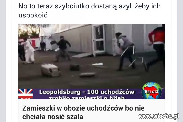 Zadyma bo nie założyła szalika.