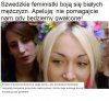 Szwedzkie femisnistki apelują do białasów.