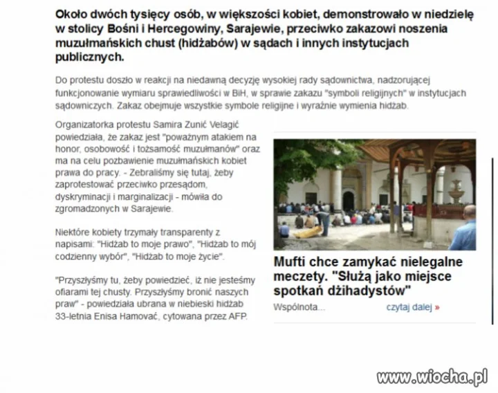 Będę nosić w urzędach kominiarkę