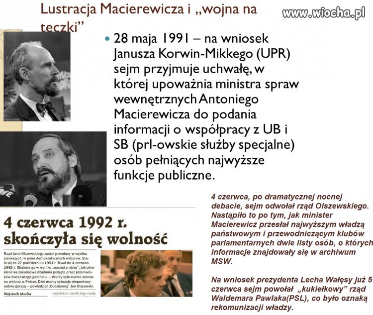 Bolek i inni oraz nasze 25 lat "Wolności" 