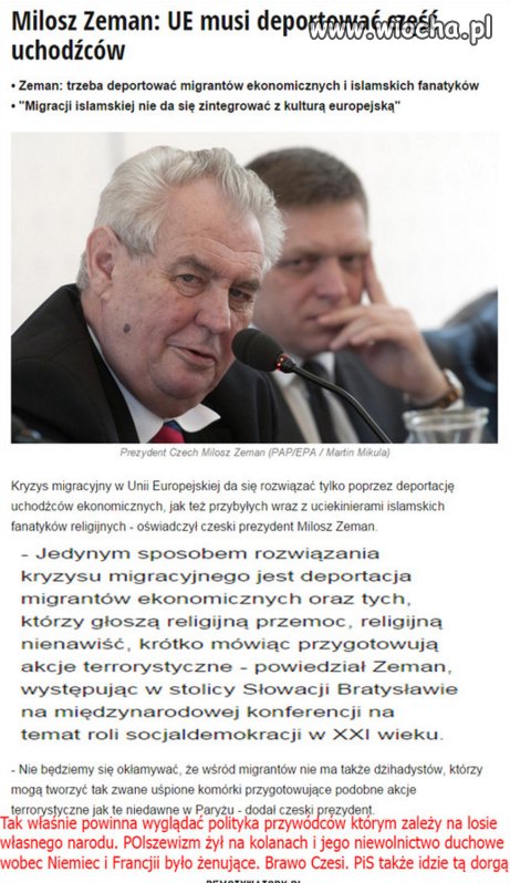 Brawo Panie Zeman!