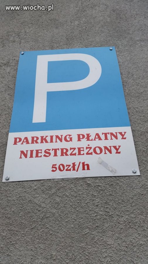 Taki oto znak widnieje w moim miescie