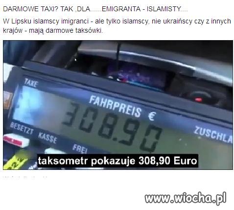 Darmowe taxi dla Islamisty.