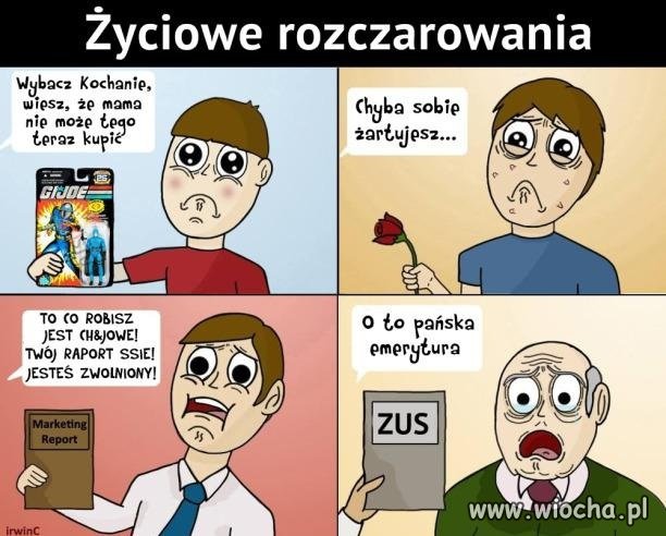 Życiowe rozczarowania