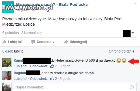 500zł na dziecko