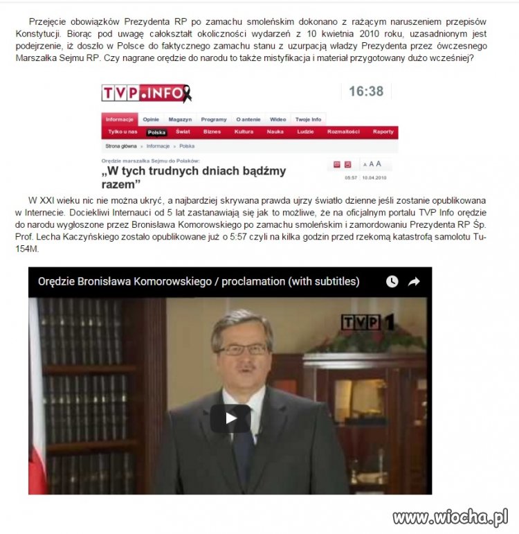 Zamach stanu czyli teorii spiskowych ciąg dalszy