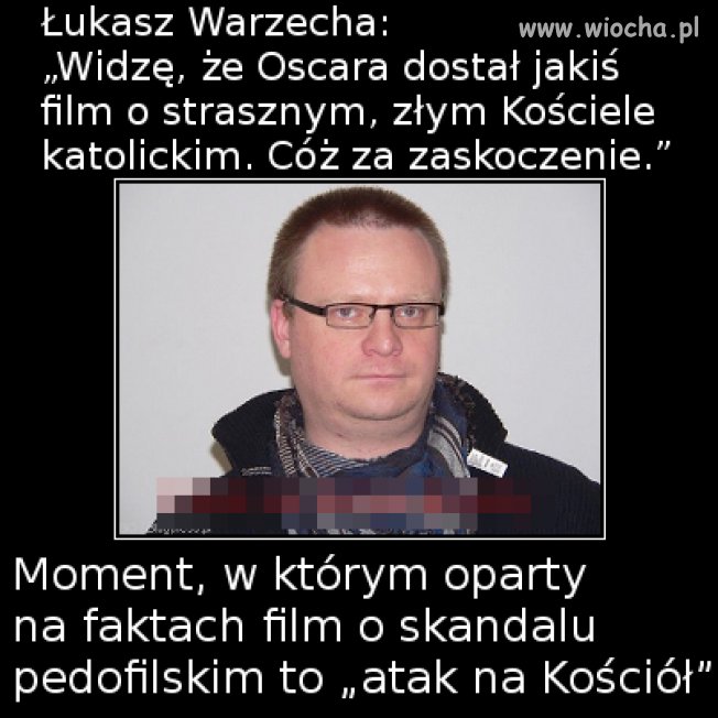 Tym bardziej,że sam przyznał,że