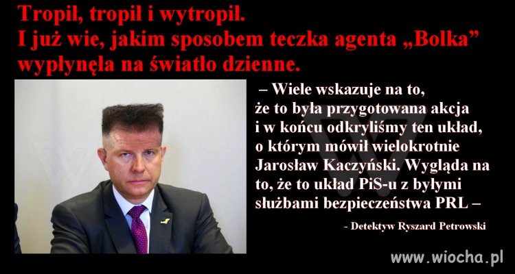 Tropił, tropił i wytropił 