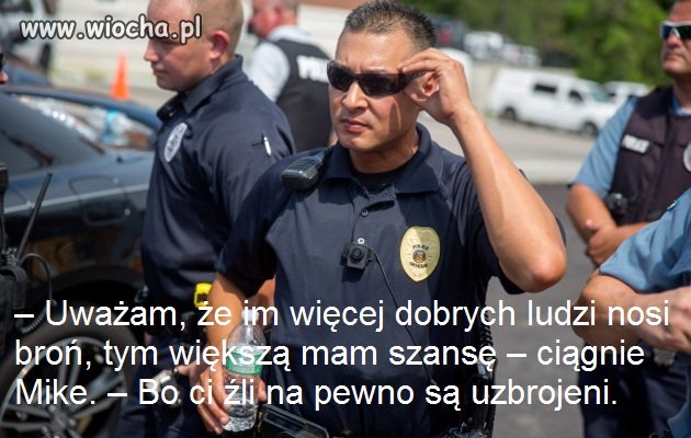 Były policjant z USA Mike Renaud