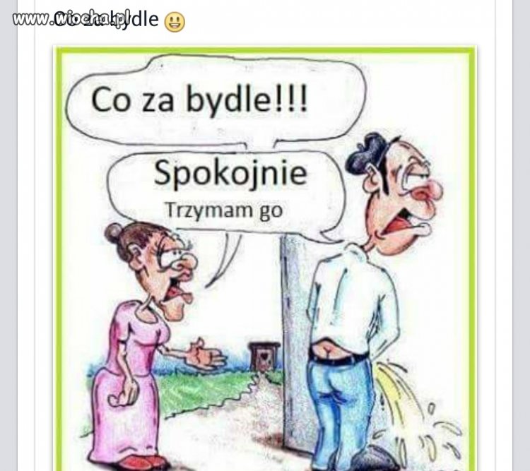 Co za bydle !