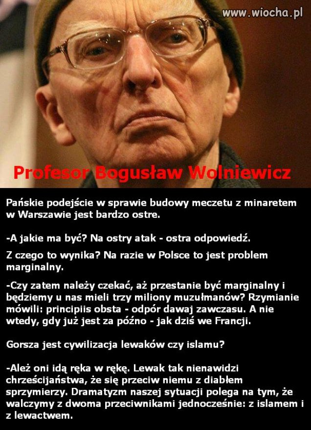Rozmowa z Profesorem Wolniewiczem..