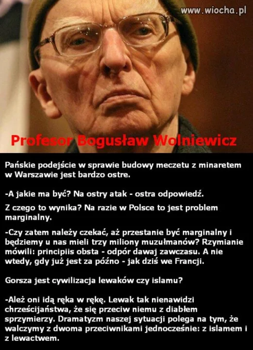 Rozmowa z Profesorem Wolniewiczem..