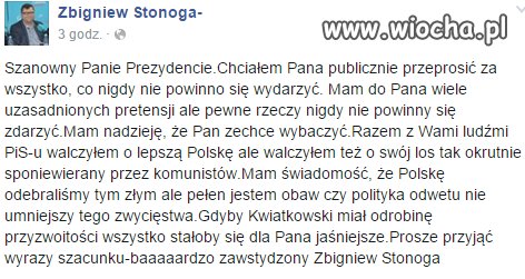 Skruszony Zibi prosi o wybaczenie Andrzeja