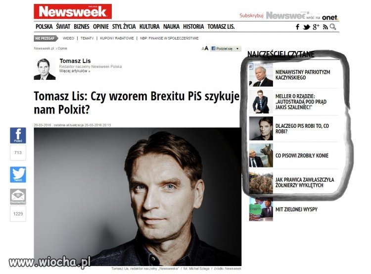Wściekły Newsweek ...