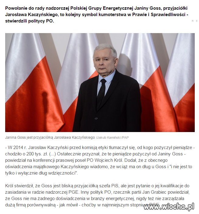Miało nie być kolesiostwa. 